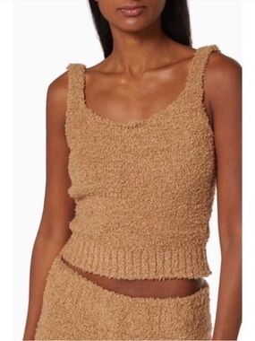 Skims Cozy Camel Fuzzy Set, S/M